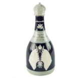 A Spode whisky decanter commemorating the 1911 coronation of King George V and Queen Mary, for