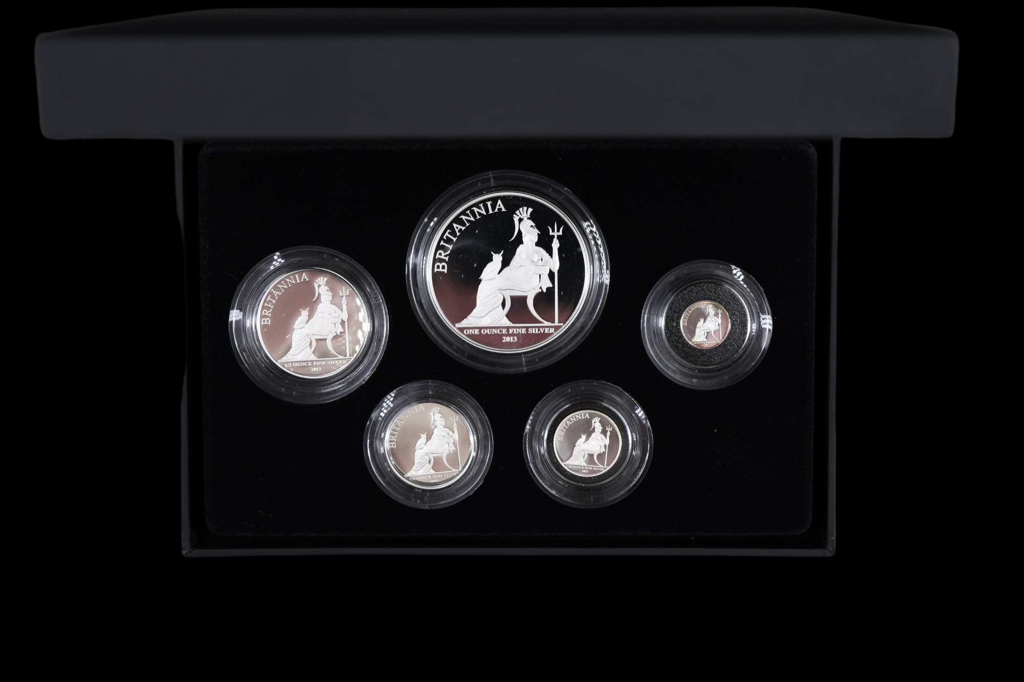 The Britannia 2015 Collection six coin silver proof set together with the 2013 five coin collection, - Image 11 of 12