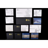 The Britannia 2015 Collection six coin silver proof set together with the 2013 five coin collection,