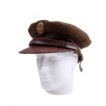 A Great Wart - Second World War US army officer's peaked cap