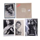 [ Autograph ] A signed photograph of Tommy Steele together with Marilyn's Screen Test, and three