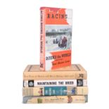 A group of books on early motor racing and racing cars including Lurani, "Racing..Round the World (