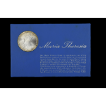 A silver Maria Theresia 1780 Austrian one thaler coin