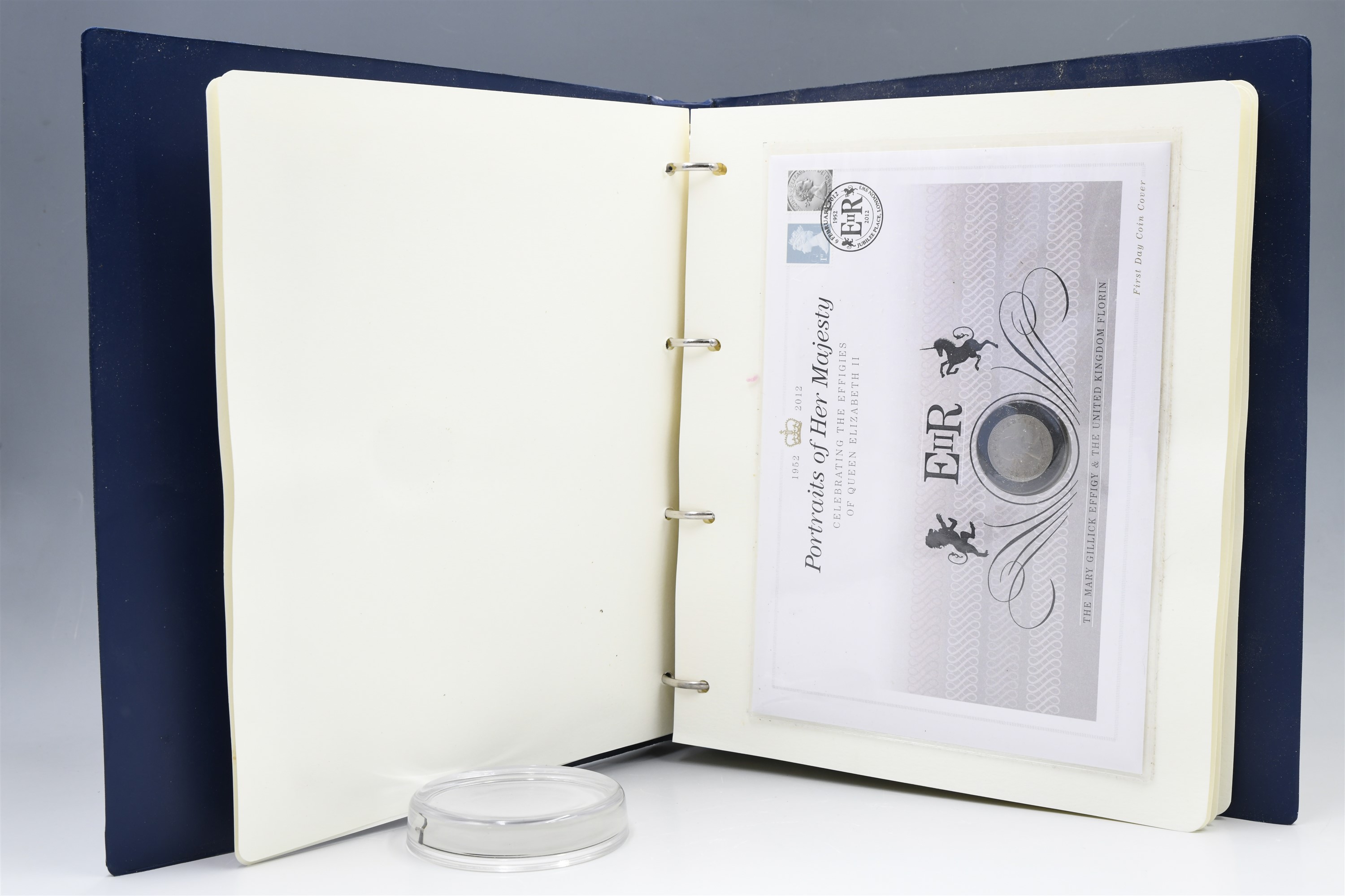 An album of Portraits of Her Majesty first day coin and banknote covers, limited edition 382/500, by - Image 4 of 8