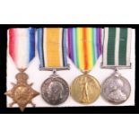 A 1914-15 Star with British War, Victory and Royal Naval Reserve Long Service and Good Conduct