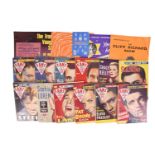 A group of 1950s Fan's Star Library comics, including Elvis Presley, Lonnie Donegan, Grace Kelly,