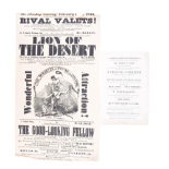 An early Victorian Carlisle broadside advertising "Rival Valets!.. a New French Melo-Drama and