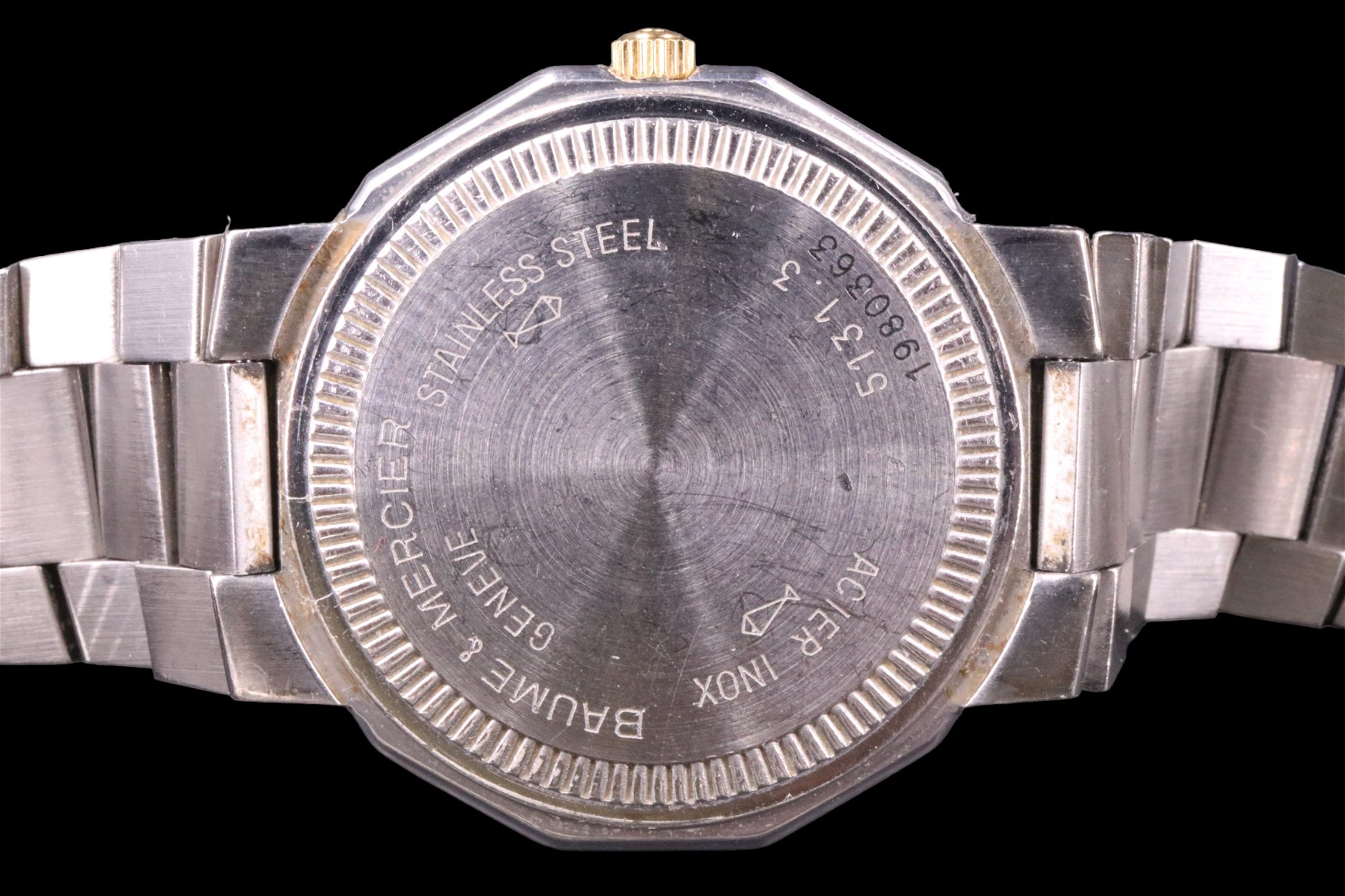A Baume & Mercier Riviera wristwatch, having a quartz movement with screw-down crown and circular - Image 3 of 6