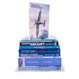 A group of books on the RAF and military aircraft including several on the Spitfire