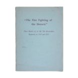 Major-General Rinsome, ""The Fighting of the Dorsets". Three Battles of the 1st Bn. The