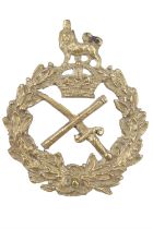 A Second World War general's Far East theatre-made cap badge