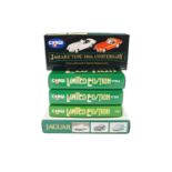 Three Corgi die-cast limited editions together with a Jaguar Through The Years and Jaguar 'E' type -