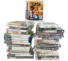 A quantity of Playstation, PS2, and PS3 video games, including Grand Theft Auto, Spider-Man, Space