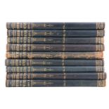 The 'Manchester Guardian' History of the War, 9 volumes, gilt green half calf, profusely
