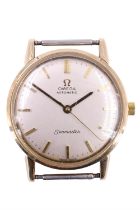 A 1960s Omega 9 ct gold Seamaster wristwatch, having a calibre 552 automatic movement and circular
