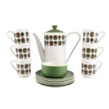 A mid 20th Century Lord Wilson Pottery coffee set