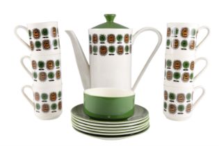 A mid 20th Century Lord Wilson Pottery coffee set