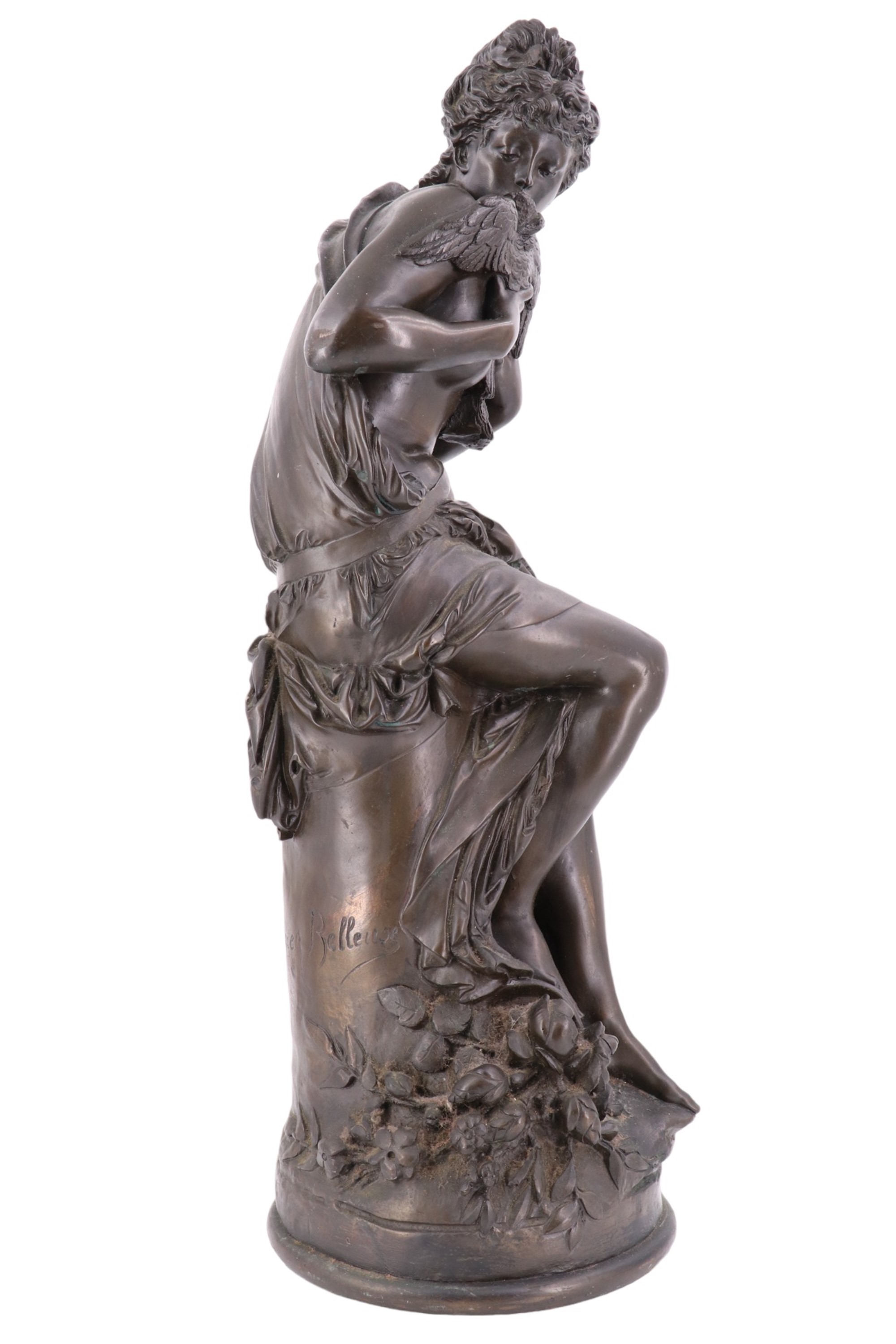 After Albert-Ernest Carrier-Belleuse (French, 1824 - 1887) A bronzed composition sculpture - Image 2 of 6