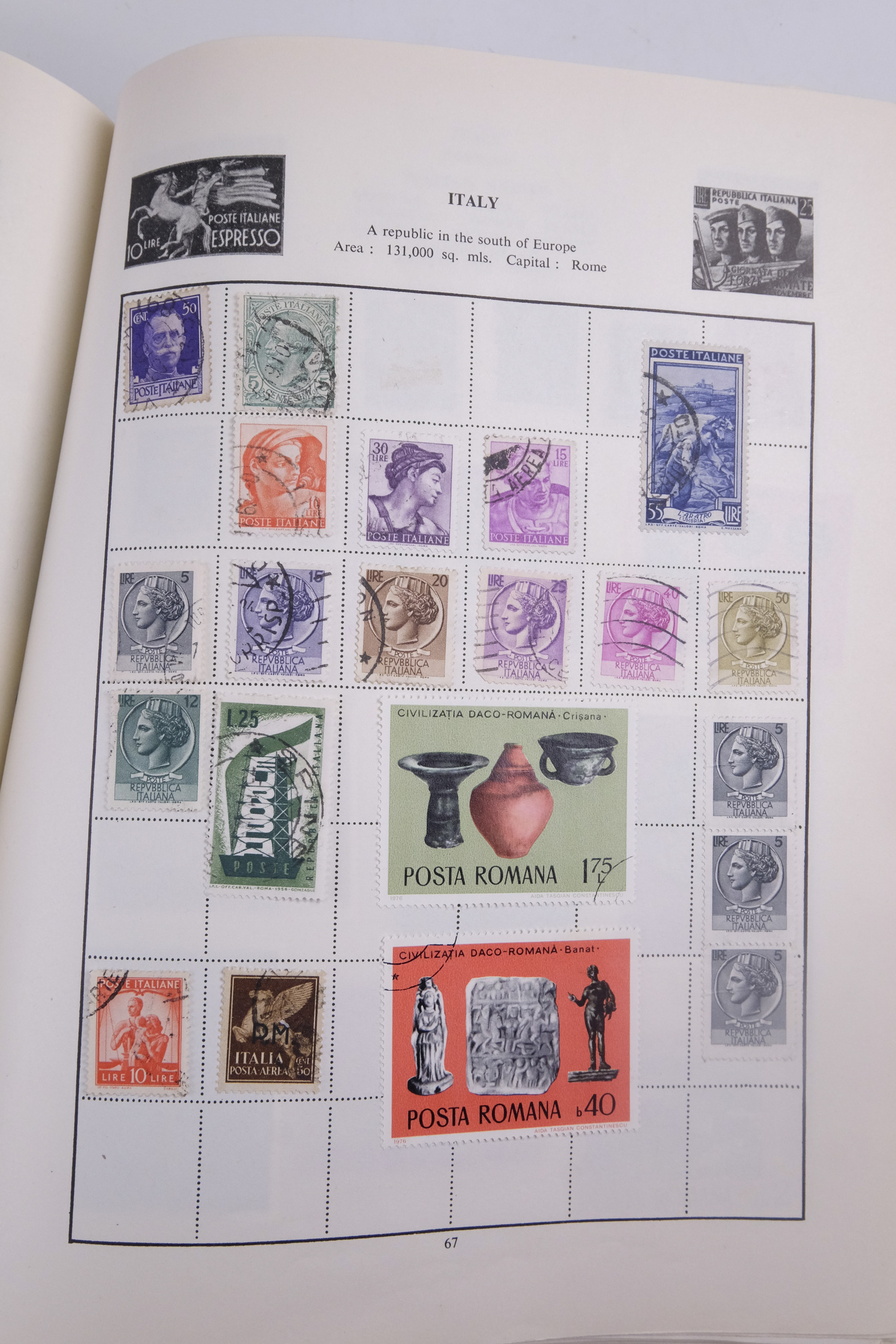An album of world stamps together with another similar juvenile album, Festival of Britain 1951 - Image 53 of 78