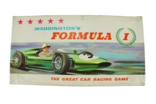 A vintage Waddington's Formula 1 "The Great Car Racing Game" set, 1960s