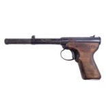 A vintage .177 caliber Diana 'Mod. 2' Gat type sprung barrel air pistol
