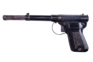A vintage .177 caliber 'Limit' Gat type sprung barrel air pistol