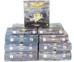 A large group of Corgi The Aviation Archive diecast aeroplanes, comprising Military Air Power,