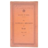 Ministry of Works, "The Supplies Division at War, 1938-1945", 1946, 17pp