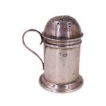 A Victorian silver diminutive muffineer, Horace Woodward & Co (Edgar Finley & Hugh Taylor),