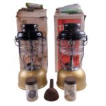 Two Tilley X246B storm lanterns, boxed