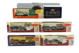 Five Lledo Trackside diecast model wagons, Bachmann railway wagon etc