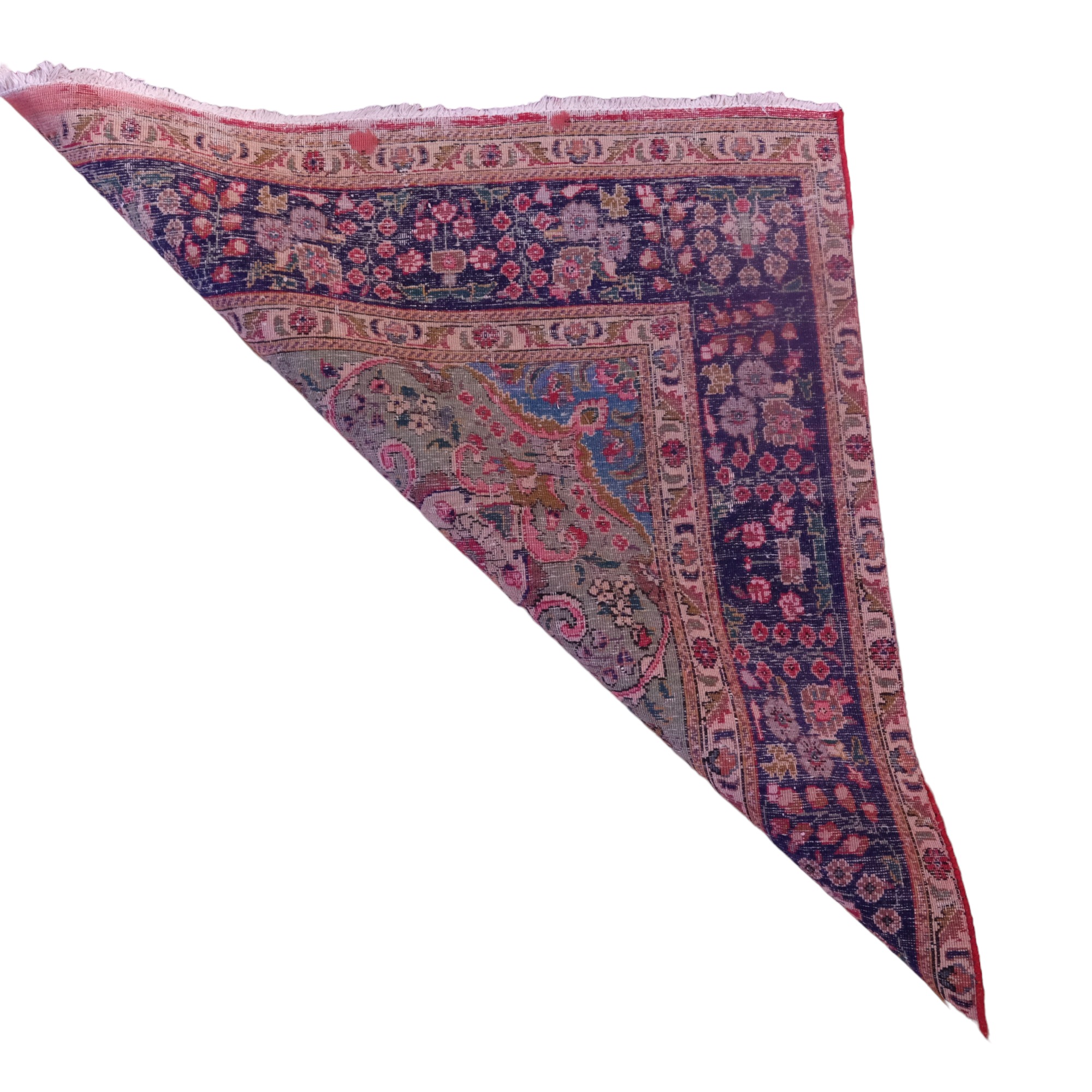 A large Keshan Persian hand-knotted wool-pile rug, 320 x 190 cm - Image 2 of 2