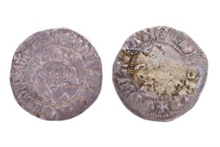 Two Edward I hammered silver pennies