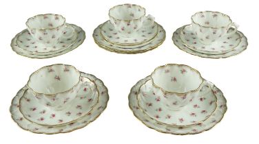 A Regent tea set, (lacking one cup)