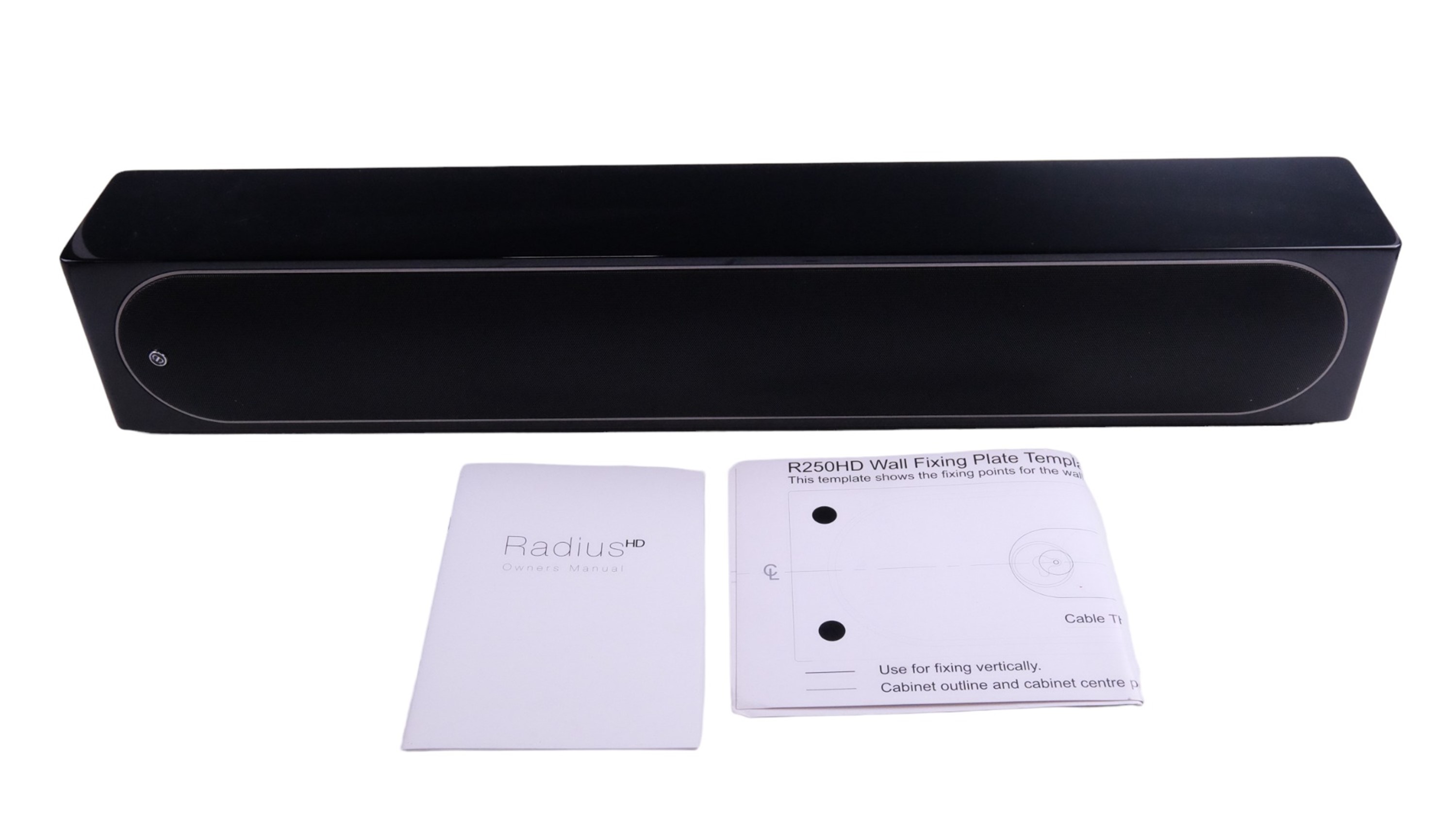 A Monitor Audio Radius 250 HD wall mounting speaker, with instructions, 76 x 10.5 x 13 cm - Image 2 of 3