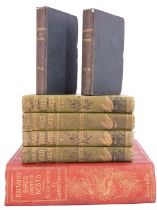 Seven 19th Century books on Ornithology including W Swaysland, "Familiar Wild Birds", 4 volumes,