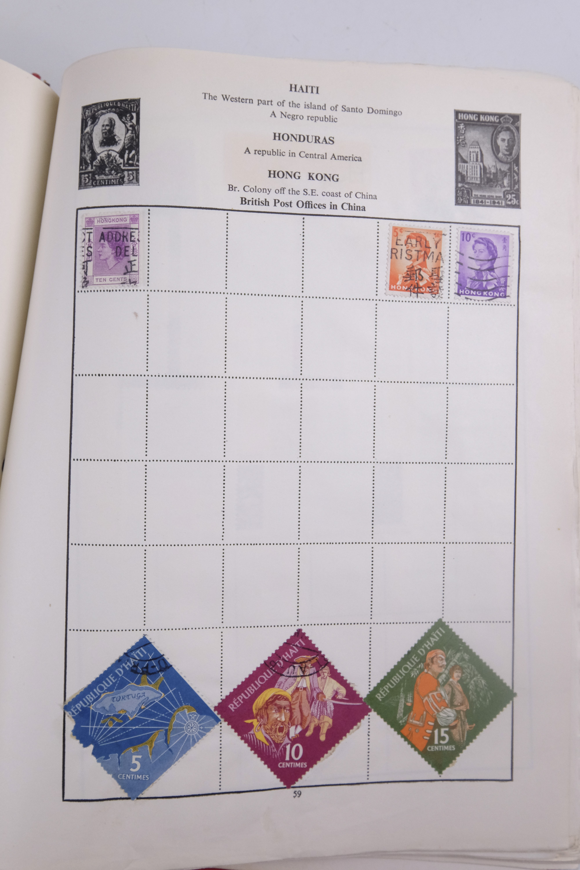 An album of world stamps together with another similar juvenile album, Festival of Britain 1951 - Image 45 of 78