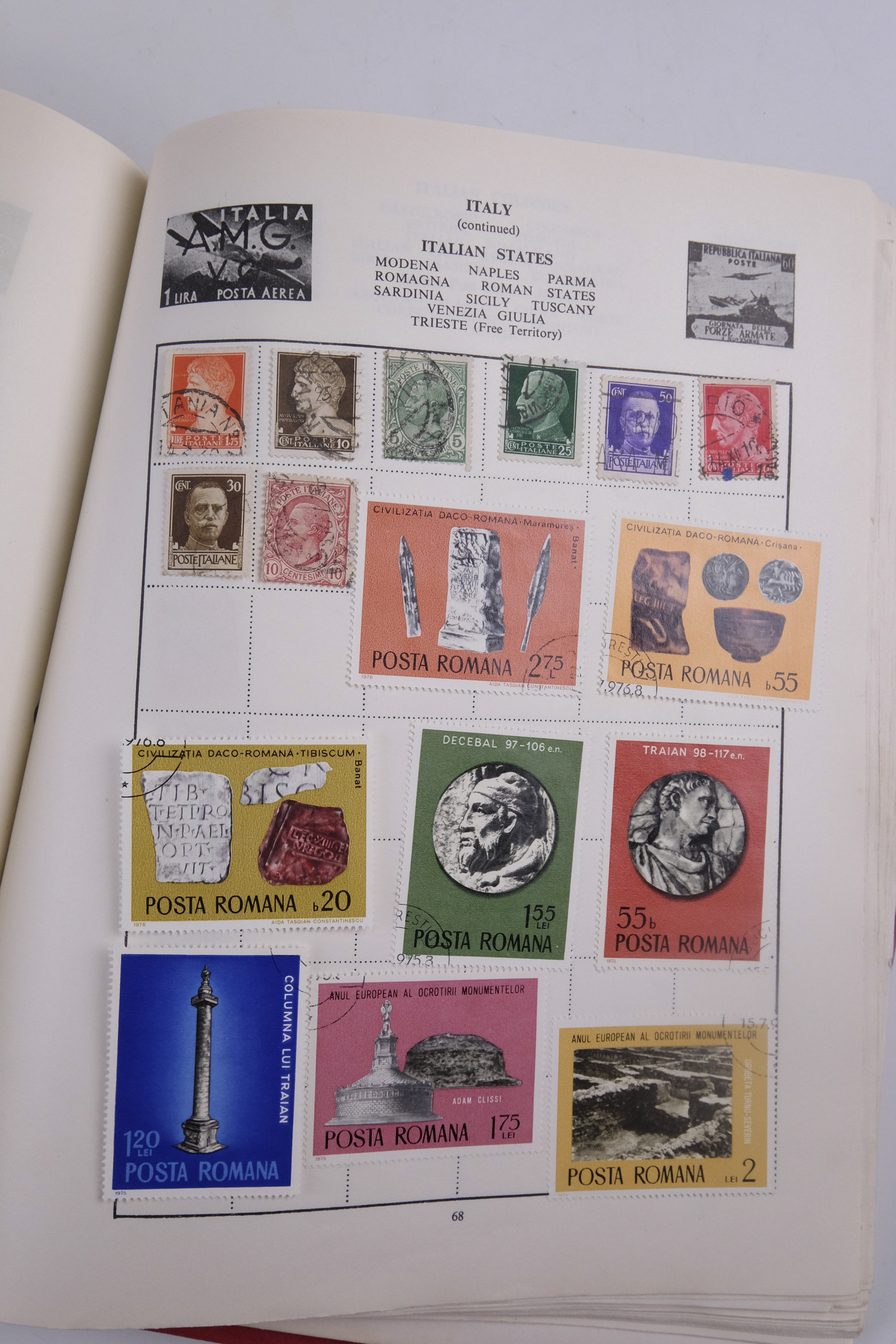 An album of world stamps together with another similar juvenile album, Festival of Britain 1951 - Image 54 of 78