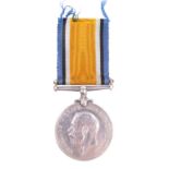 A British War Medal to 10590 Corp. James Baker, 2nd Border Regiment