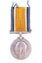 A British War Medal to 10590 Corp. James Baker, 2nd Border Regiment