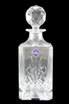 An Edinburgh Crystal spirit decanter