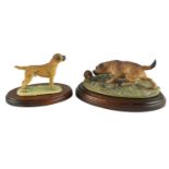 Two Border Fine Arts terrier figurines
