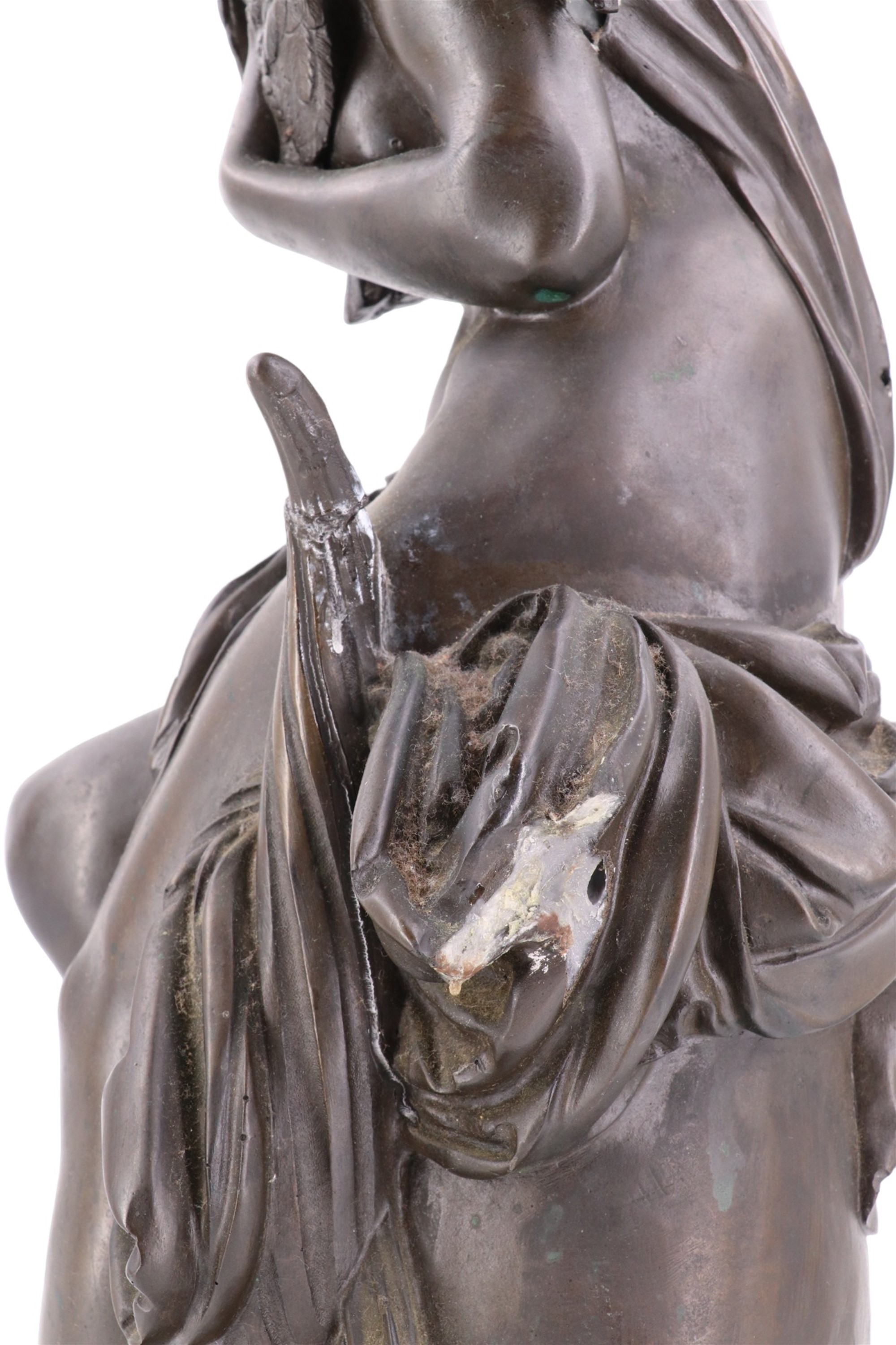 After Albert-Ernest Carrier-Belleuse (French, 1824 - 1887) A bronzed composition sculpture - Image 5 of 6