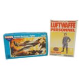 A carton of Airfix HO/OO scale Model Figures of Luftwaffe Personnel, S55, circa 1970s, together with