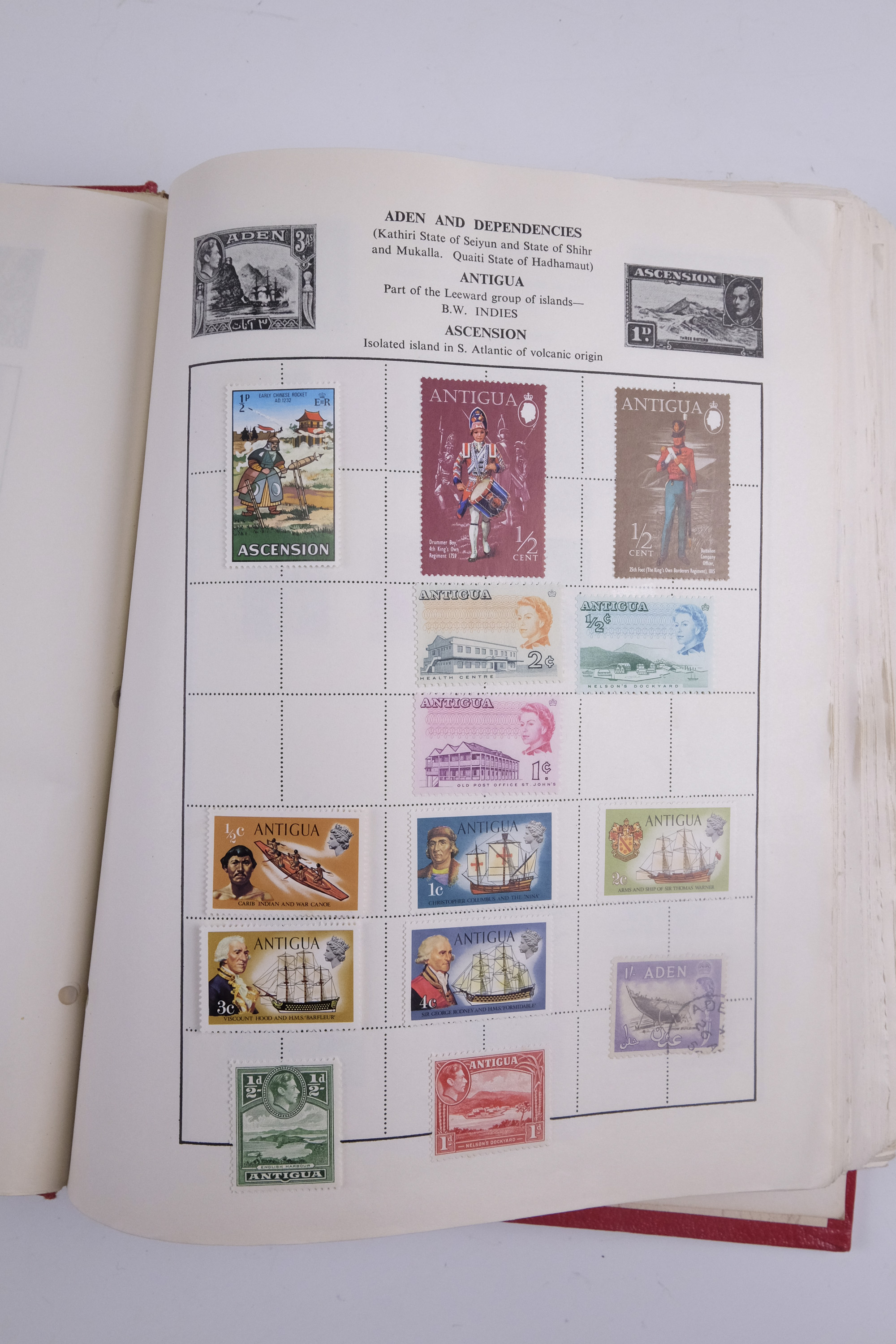 An album of world stamps together with another similar juvenile album, Festival of Britain 1951 - Image 17 of 78