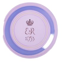 A Poole Pottery 1953 Coronation commemorative plate, 23 cm