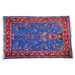 A very fine antique Persian Sarough / Zaronim hand-knotted wool-pile rug, decorated with deer, fawn,
