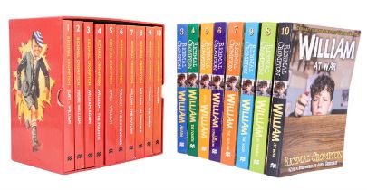 Richmal Crompton, "Just William", boxed set, together with seven similar volumes