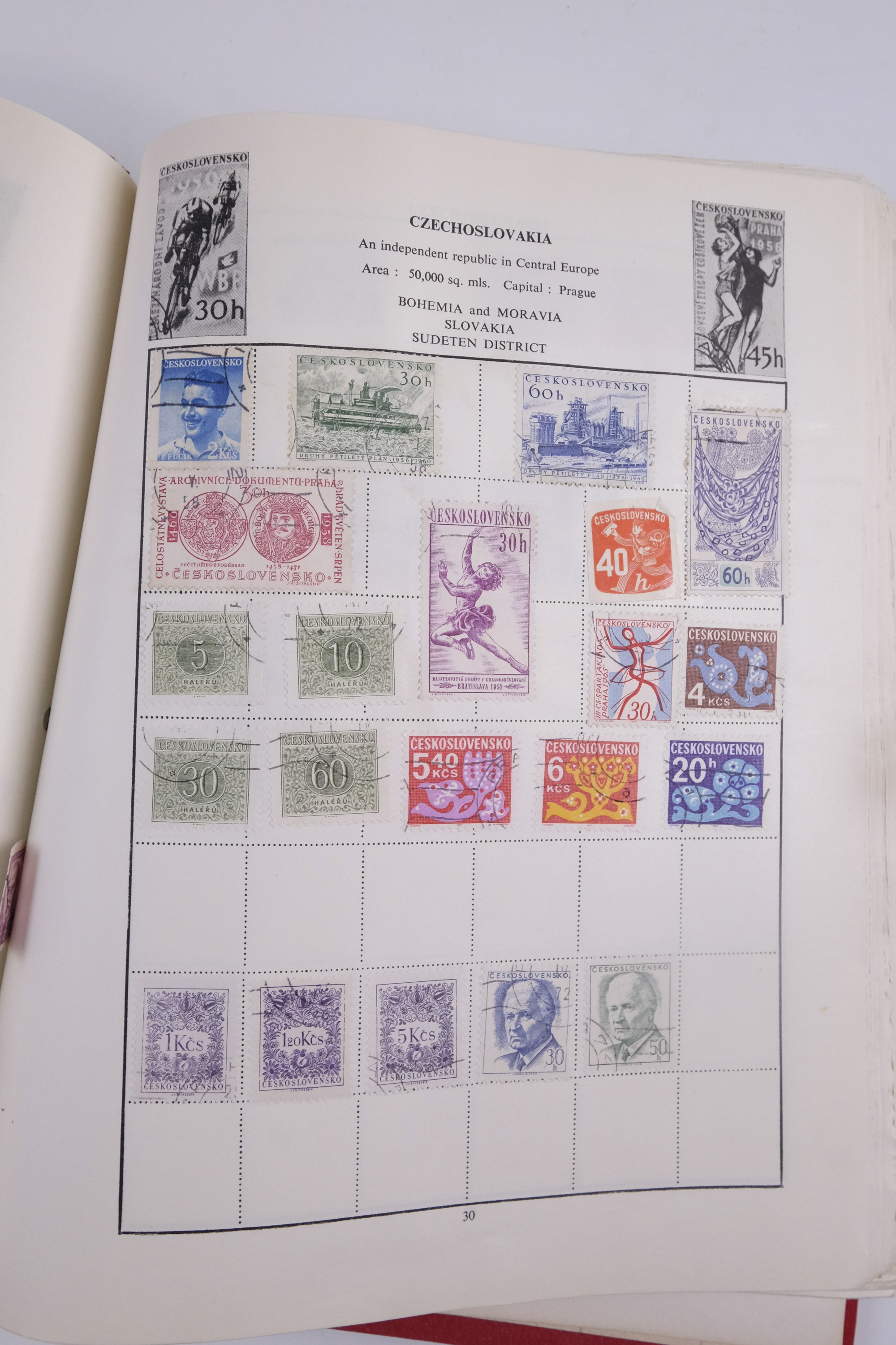 An album of world stamps together with another similar juvenile album, Festival of Britain 1951 - Image 35 of 78