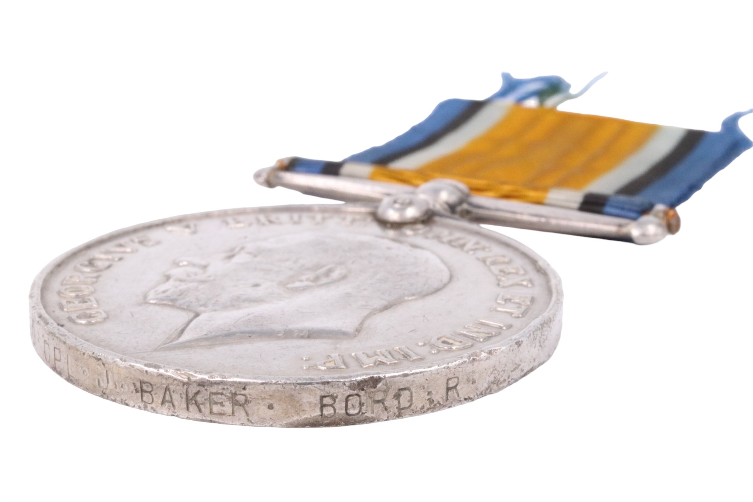 A British War Medal to 10590 Corp. James Baker, 2nd Border Regiment - Image 5 of 5